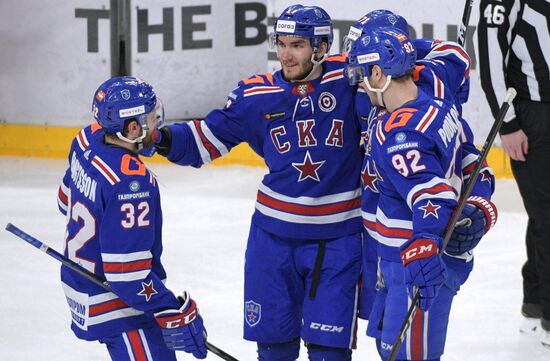 Хоккей. КХЛ. Матч СКА – "Йокерит"