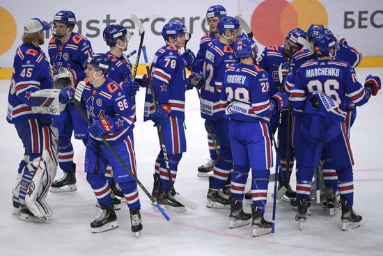 Хоккей. КХЛ. Матч СКА – "Йокерит"