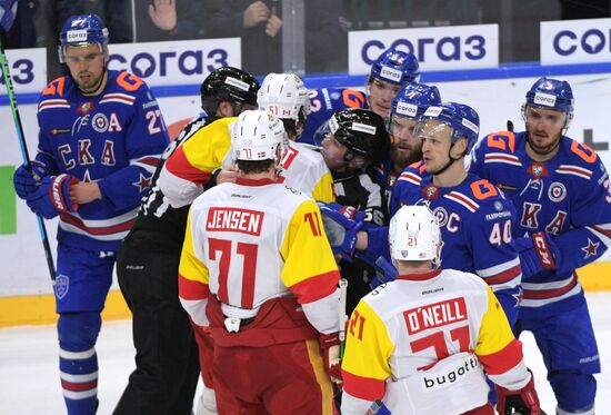 Хоккей. КХЛ. Матч СКА – "Йокерит"