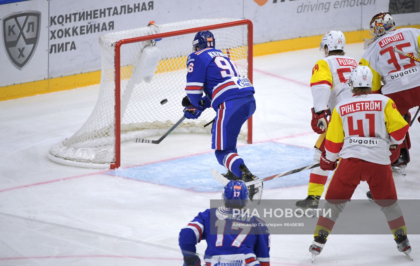 Хоккей. КХЛ. Матч СКА – "Йокерит"