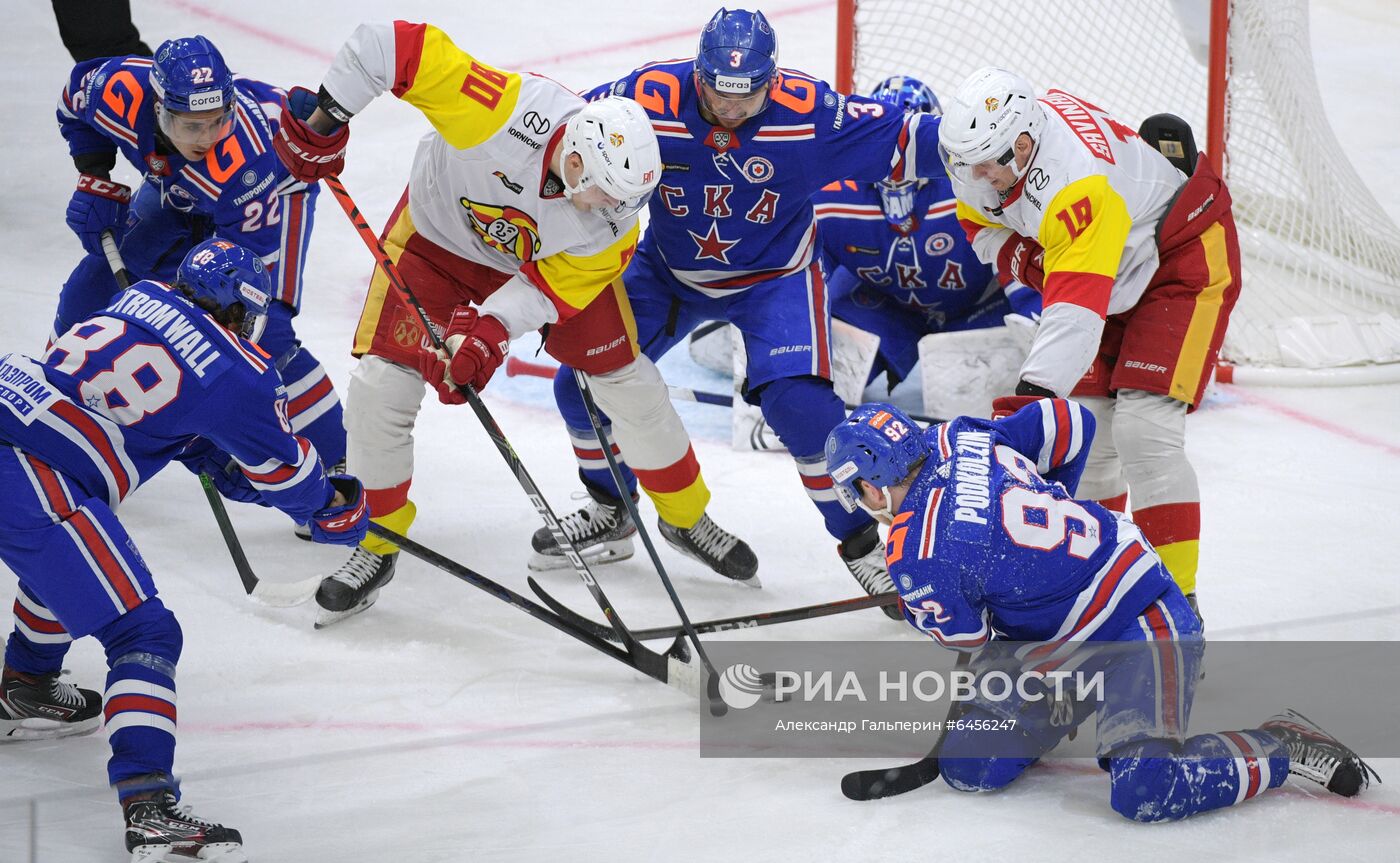 Хоккей. КХЛ. Матч СКА – "Йокерит"