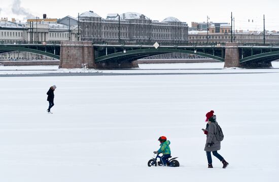 Зима в Санкт-Петербурге
