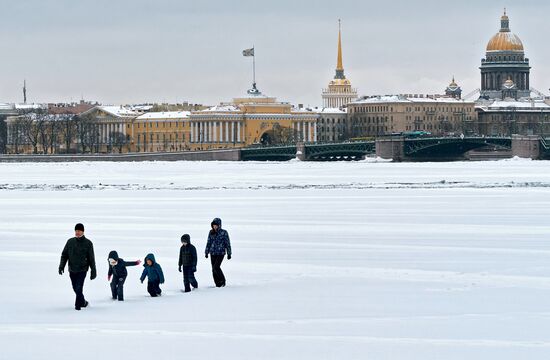 Зима в Санкт-Петербурге