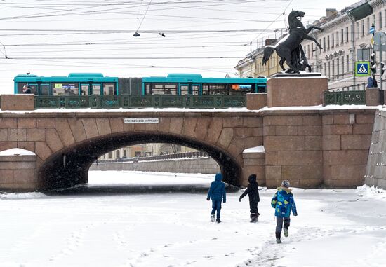 Зима в Санкт-Петербурге