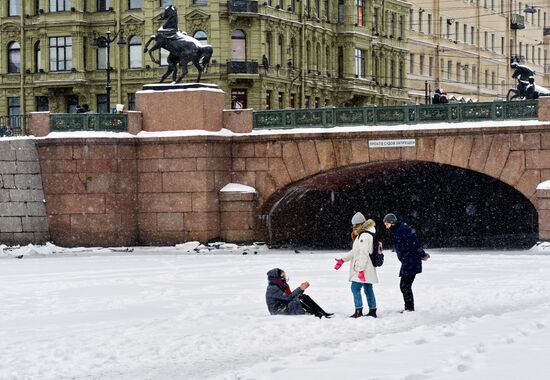 Зима в Санкт-Петербурге