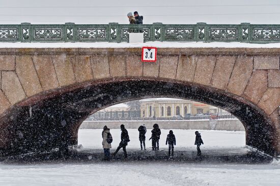 Зима в Санкт-Петербурге