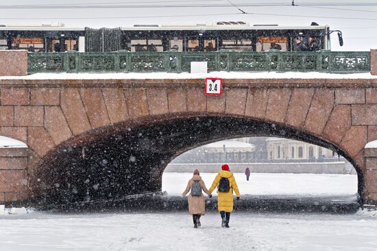 Зима в Санкт-Петербурге