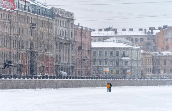 Зима в Санкт-Петербурге