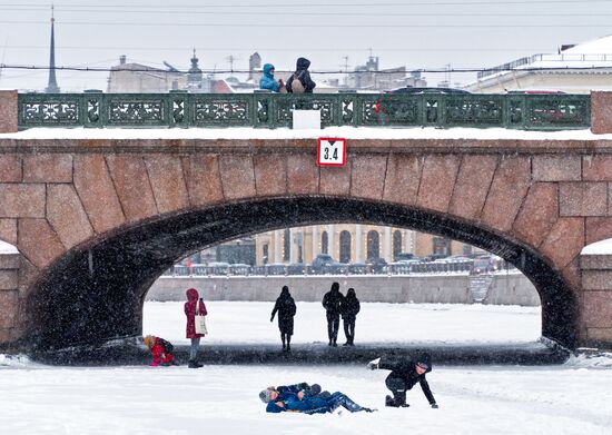 Зима в Санкт-Петербурге