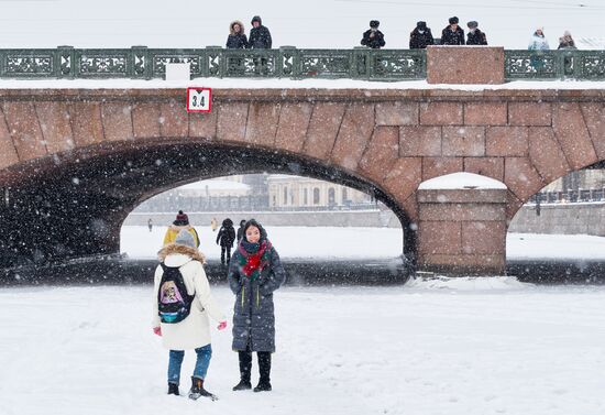 Зима в Санкт-Петербурге