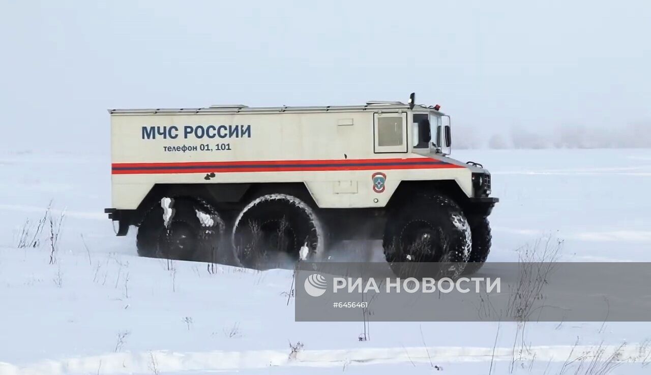 В Якутии проходят испытания вездехода "Бурлак"