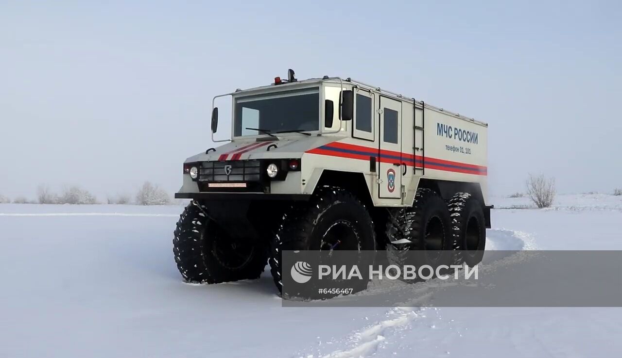 В Якутии проходят испытания вездехода "Бурлак"