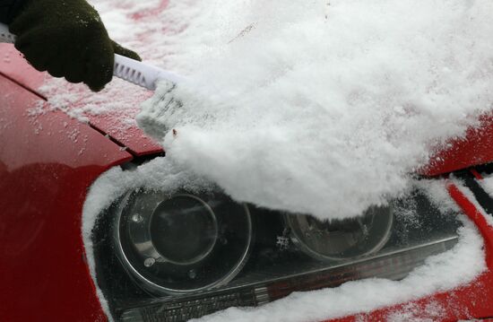 Морозы в Москве 