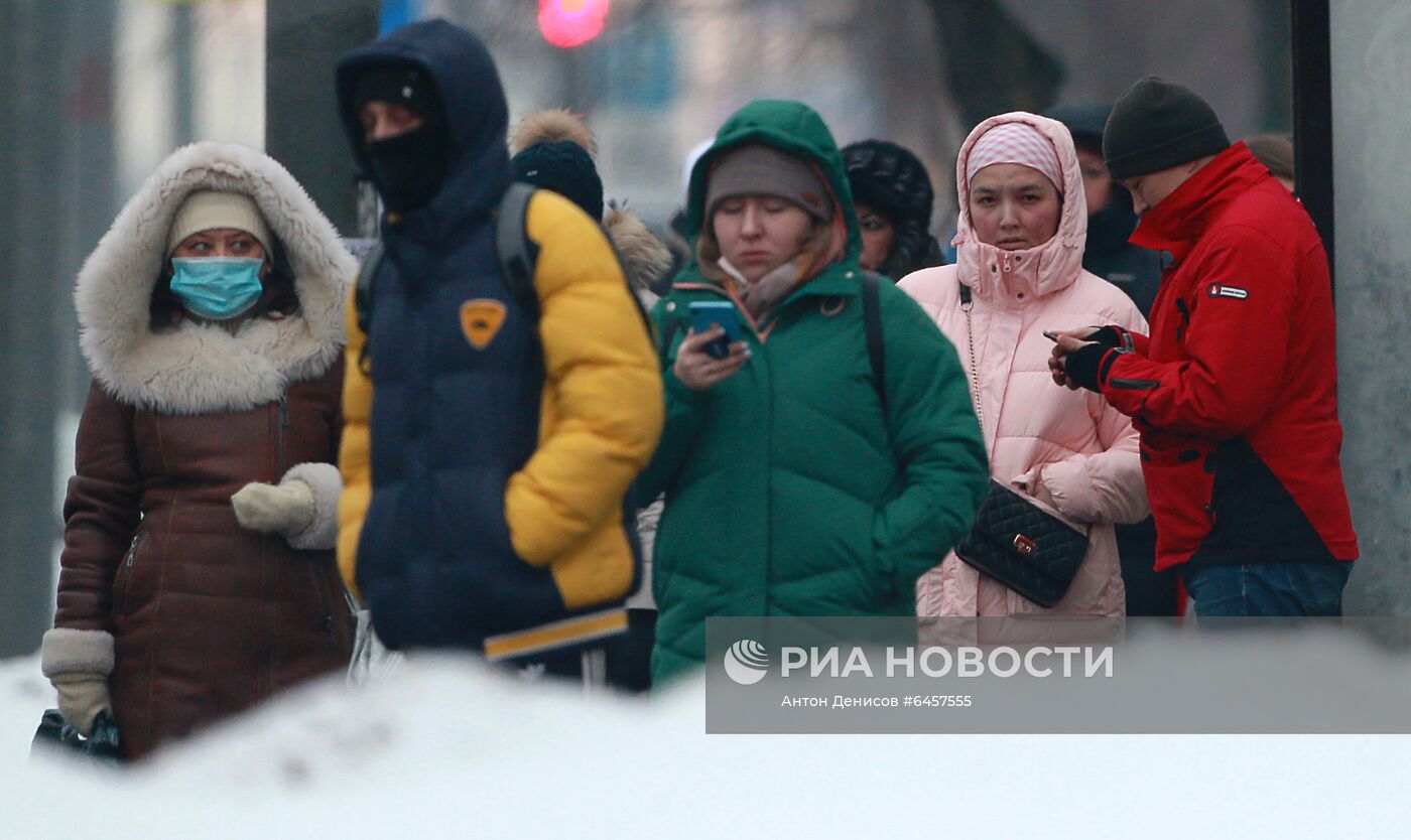 Морозы в Москве 