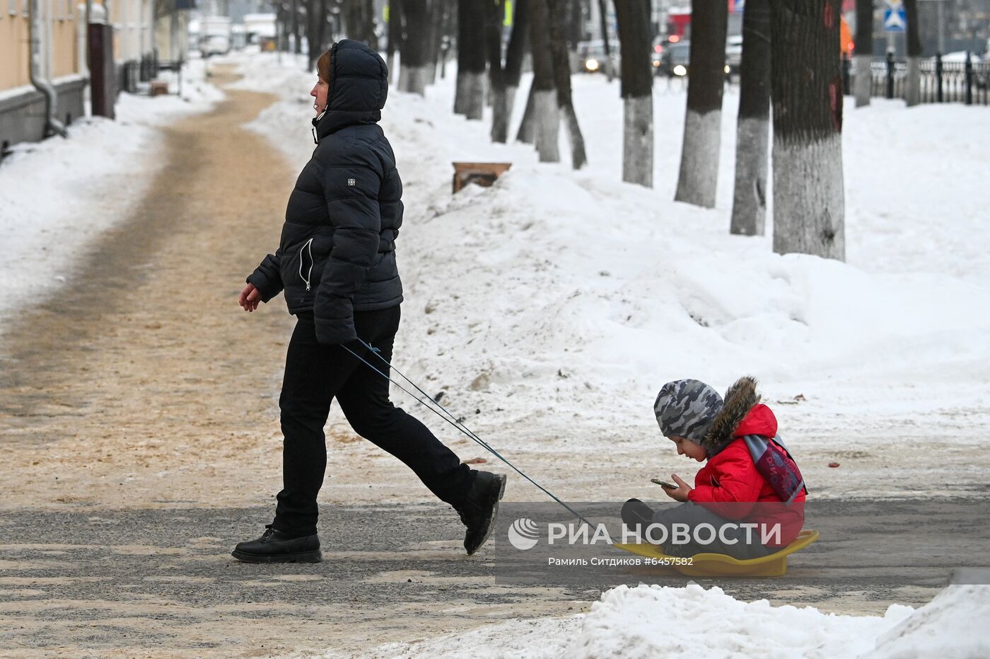 Морозы в Центральной России