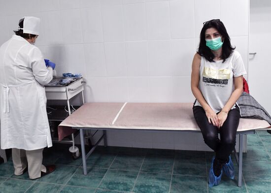 Вакцинация жителей Симферополя от коронавируса