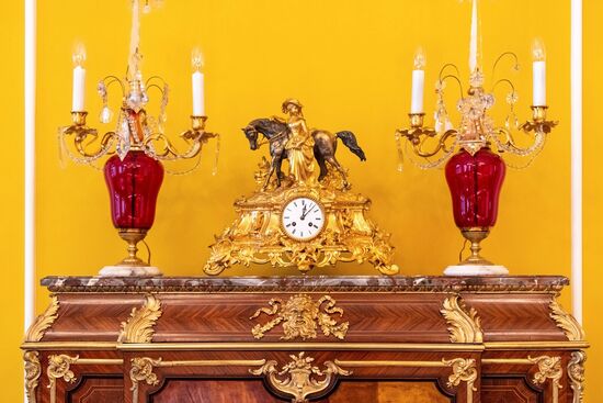 Мэр Москвы С. Собянин осмотрел итоги реставрации здания посольства Бразилии в Москве