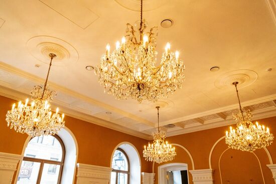 Мэр Москвы С. Собянин осмотрел итоги реставрации здания посольства Бразилии в Москве