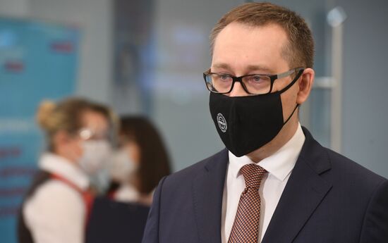 Пункт вакцинации от коронавируса в ТРЦ "Щелковский"