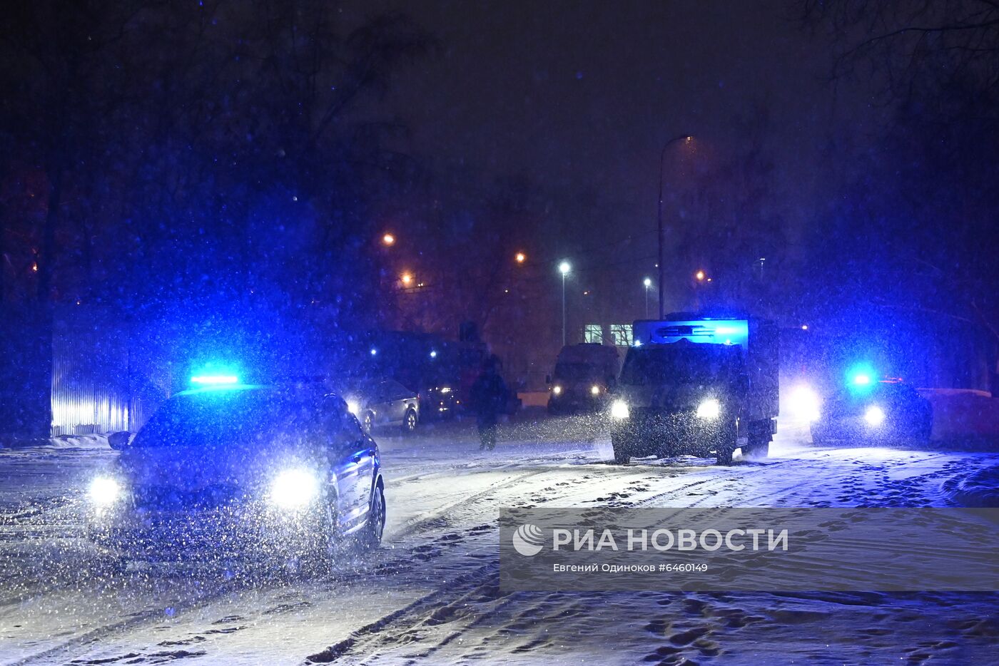 Заседание суда по делу А. Навального, обвиняемого в клевете в отношении ветерана