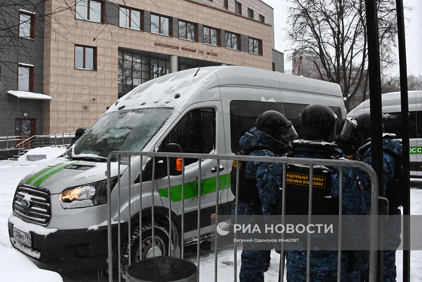 Заседание суда по делу А. Навального, обвиняемого в клевете в отношении ветерана