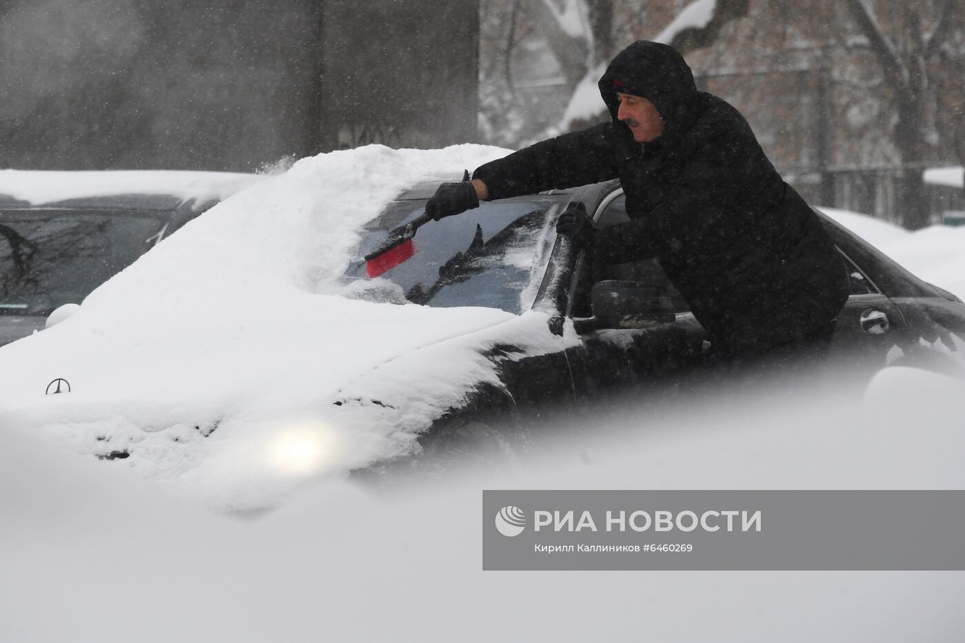 Снегопад в Москве