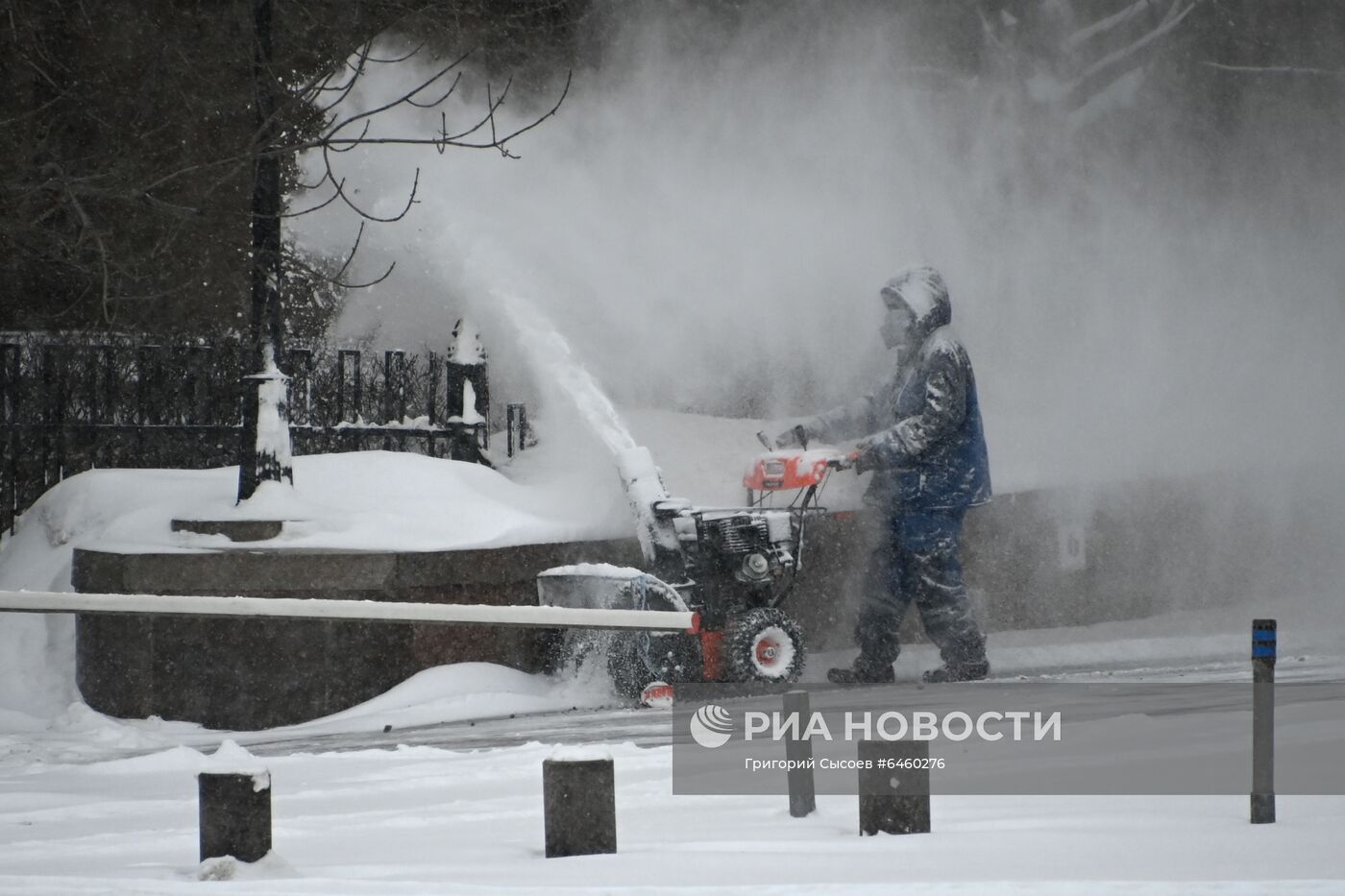 Снегопад в Москве