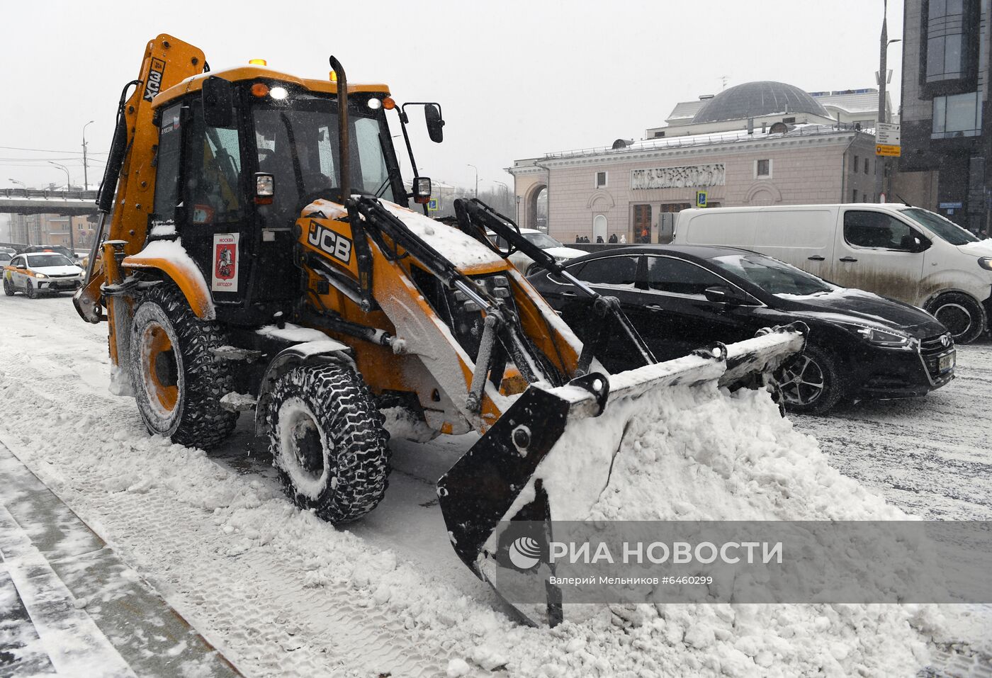 Снегопад в Москве