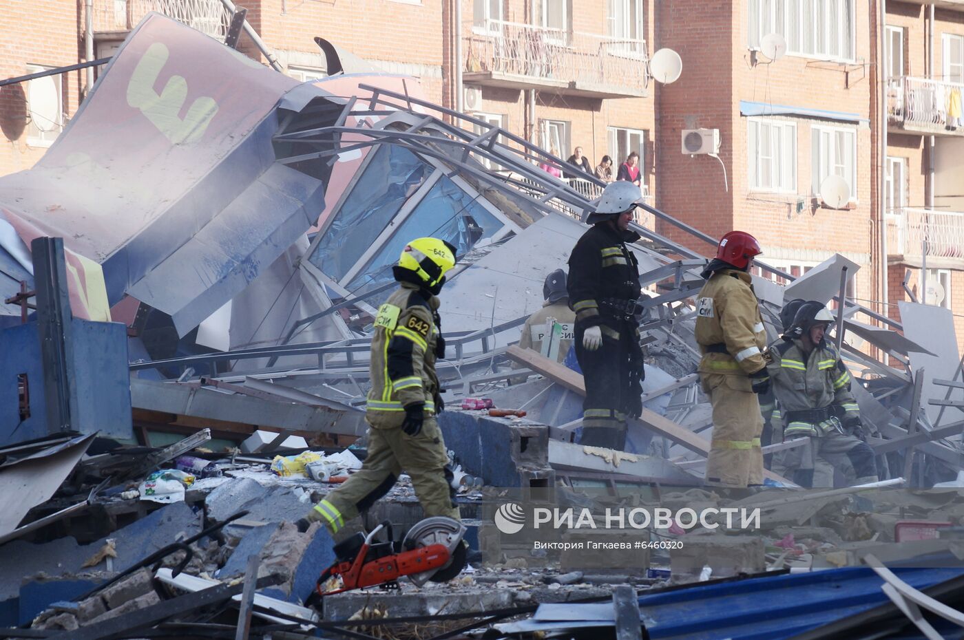 Взрыв в супермаркете во Владикавказе