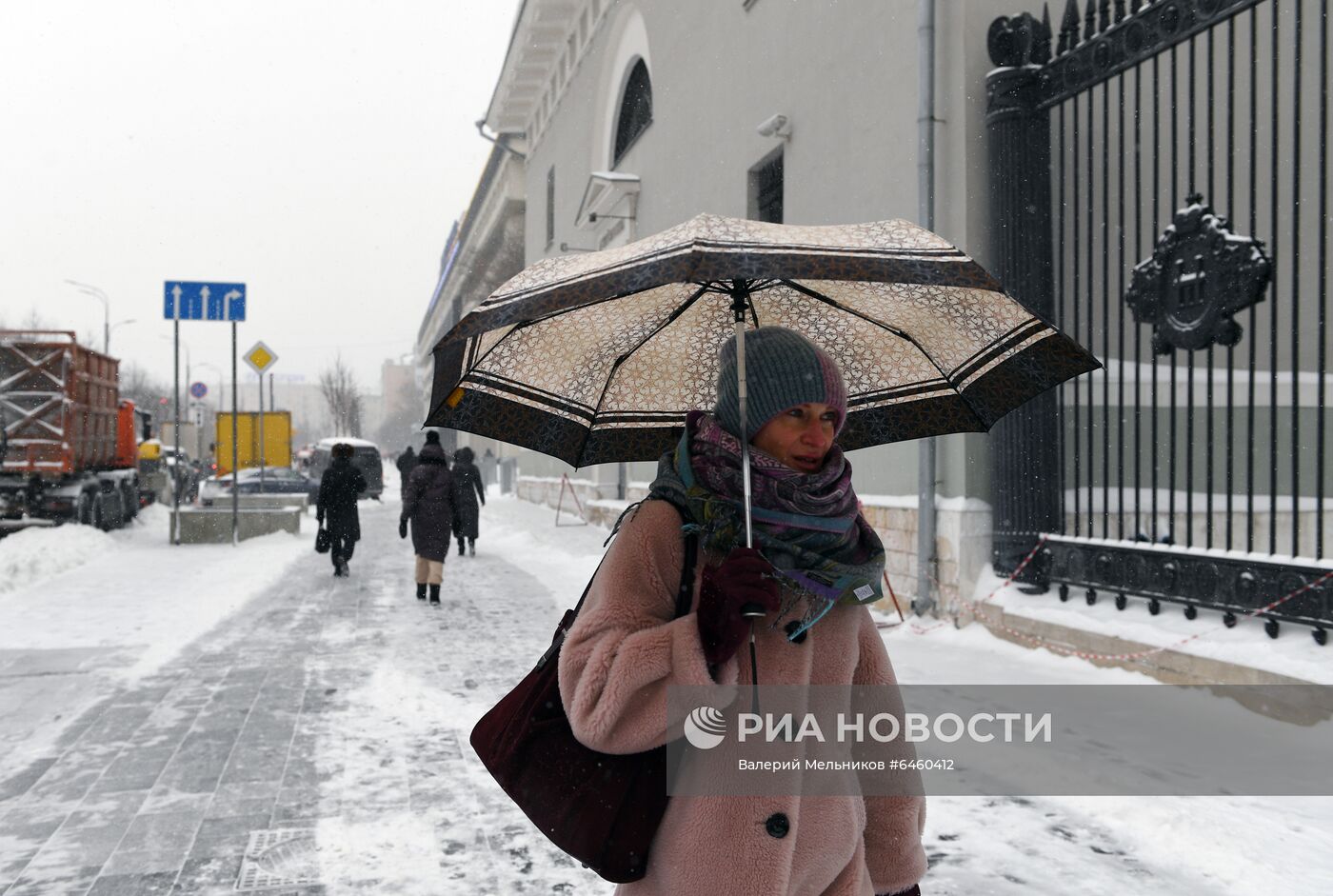 Снегопад в Москве