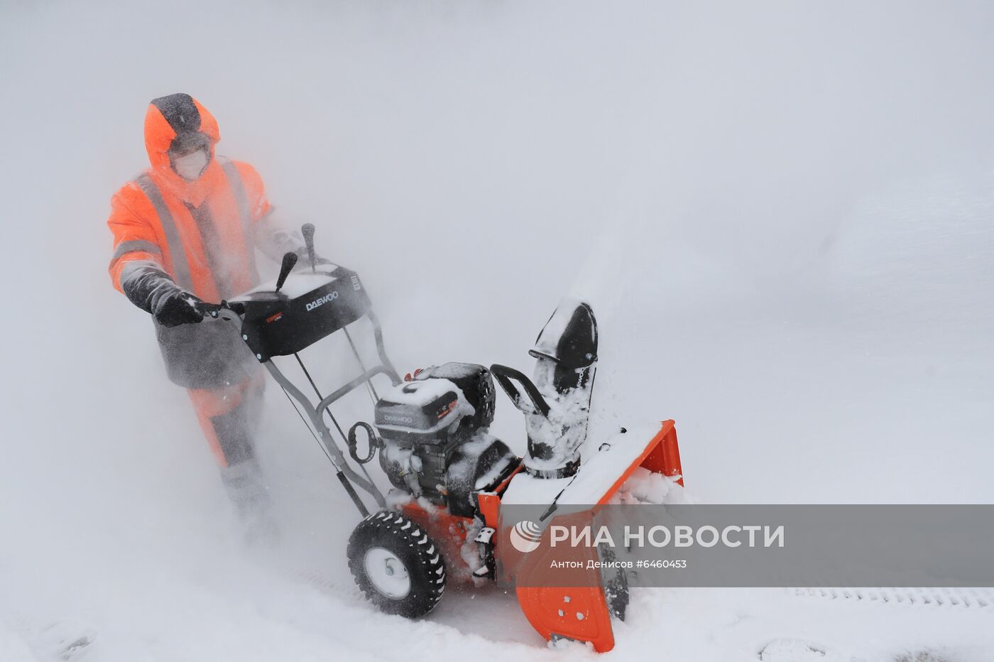 Снегопад в Москве