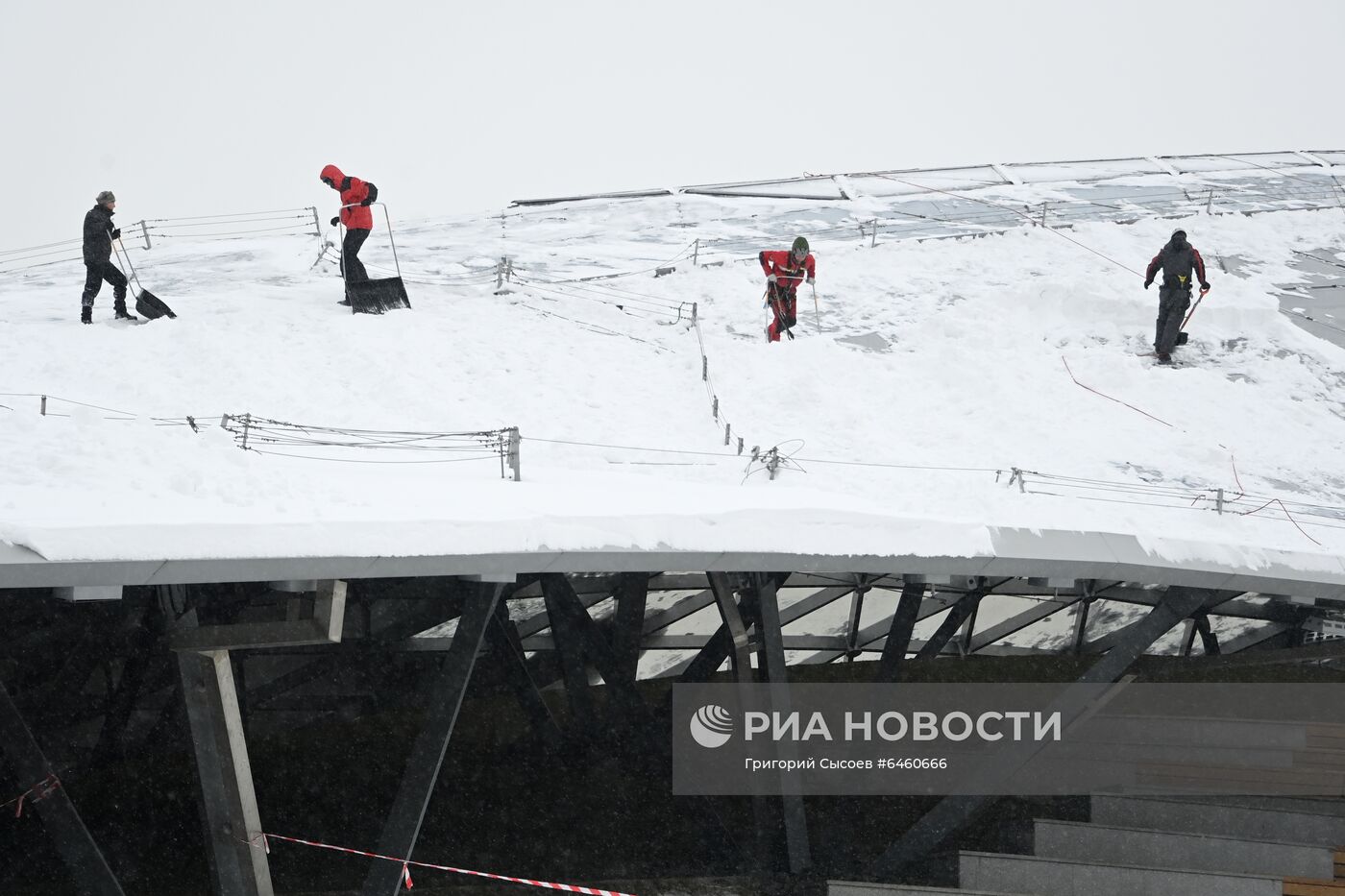 Снегопад в Москве