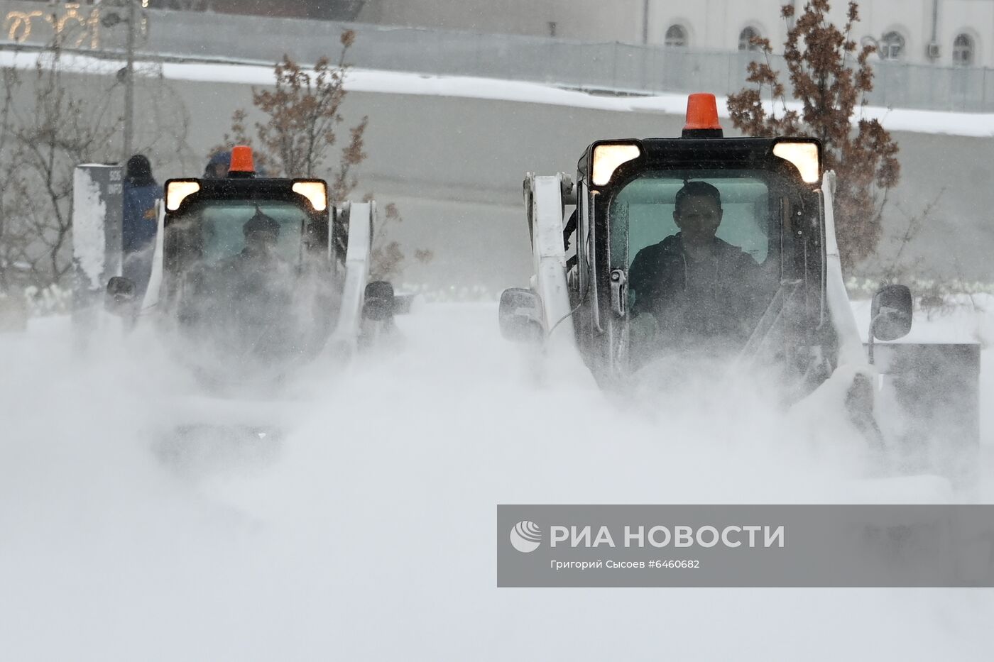 Снегопад в Москве