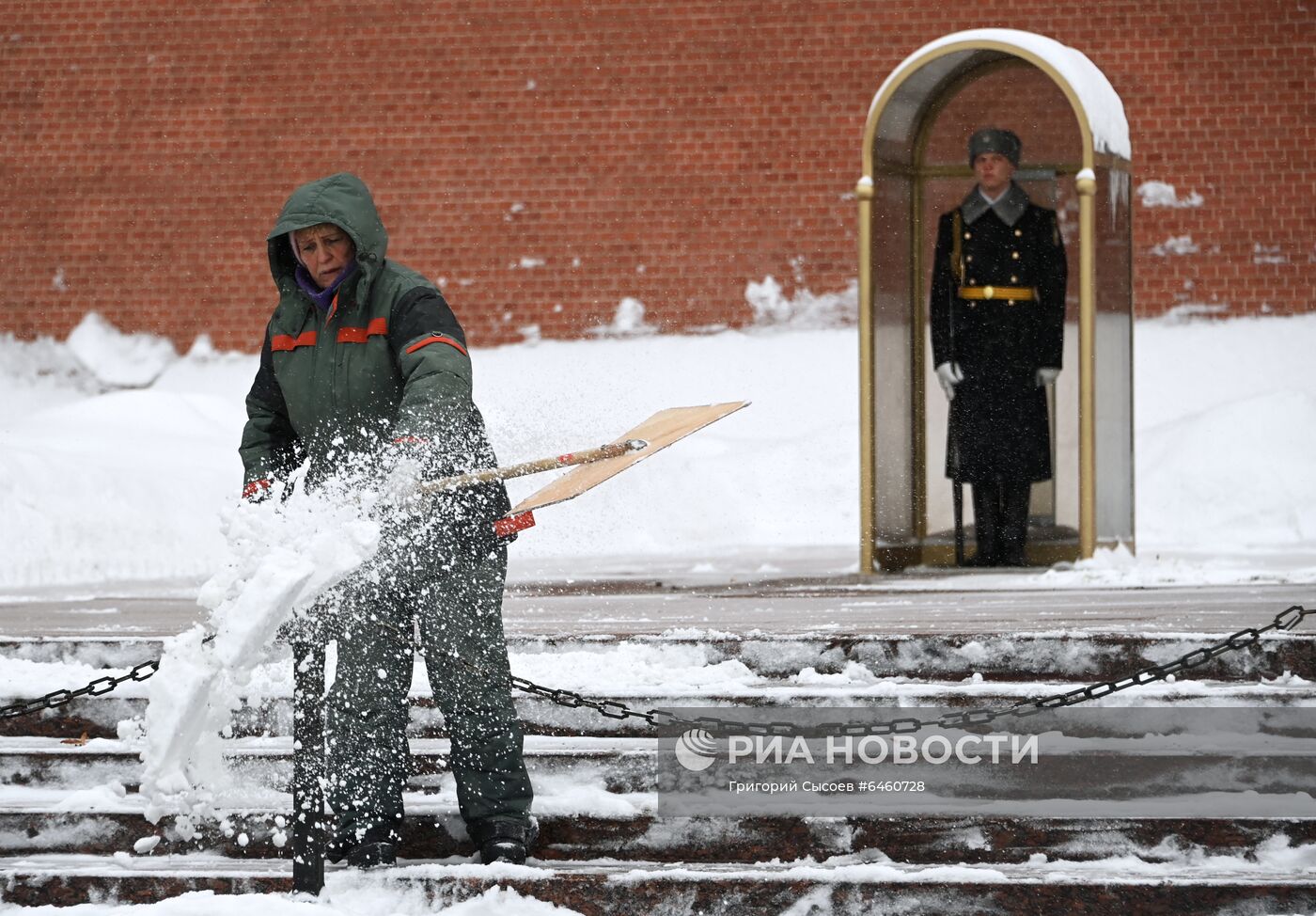 Снегопад в Москве