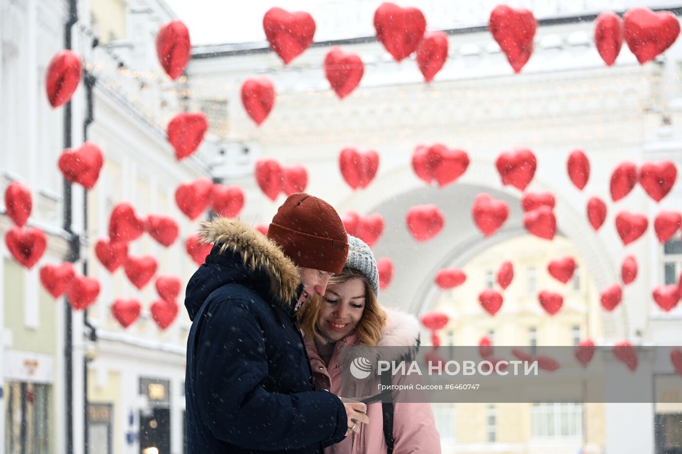 Снегопад в Москве