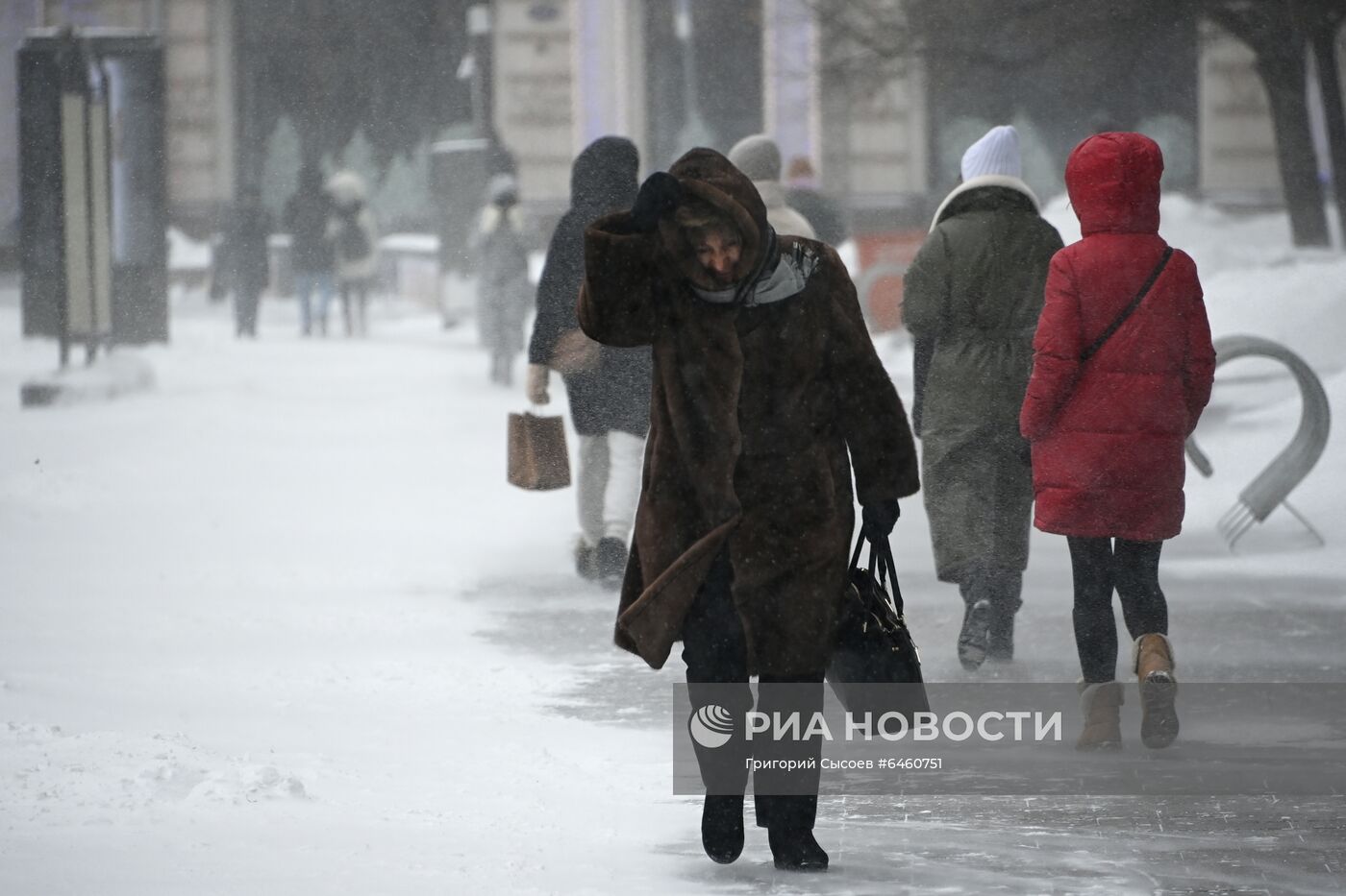 Снегопад в Москве