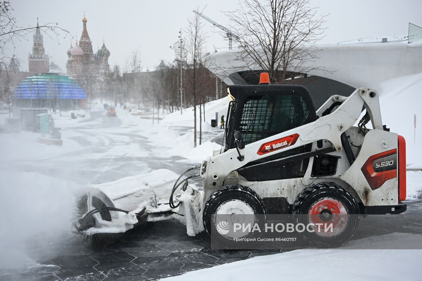 Снегопад в Москве