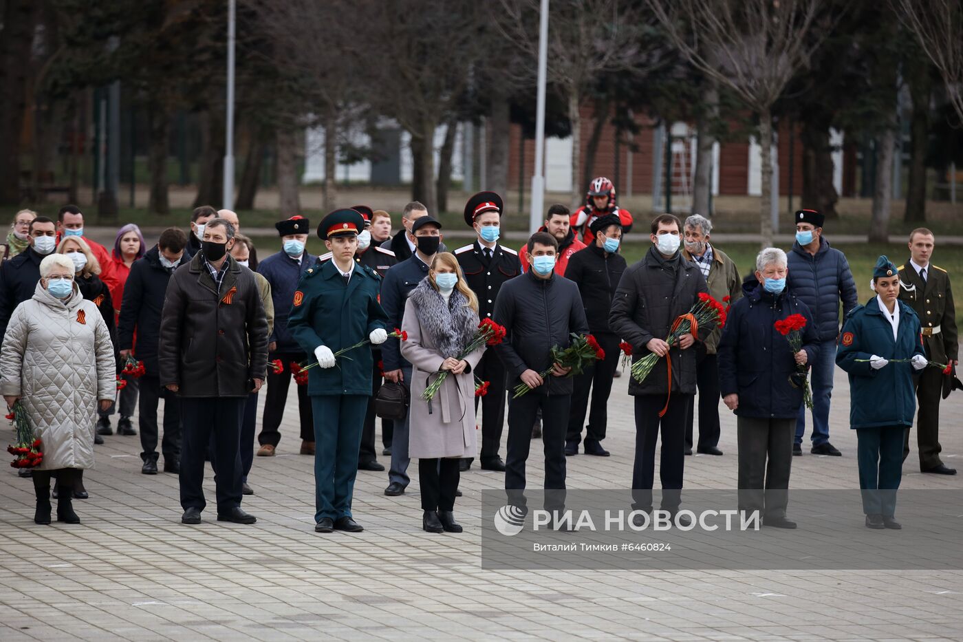 Празднование 78-летия освобождения Краснодара от фашистов