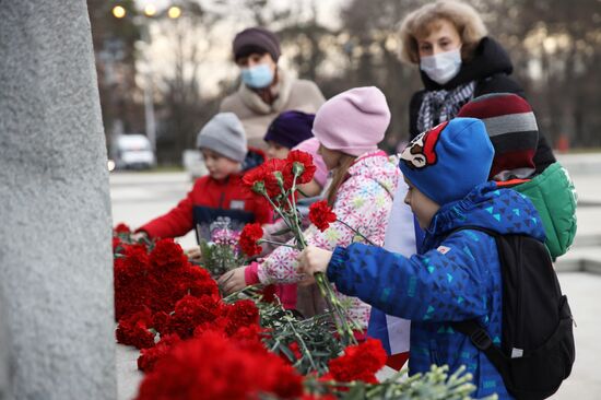 Празднование 78-летия освобождения Краснодара от фашистов