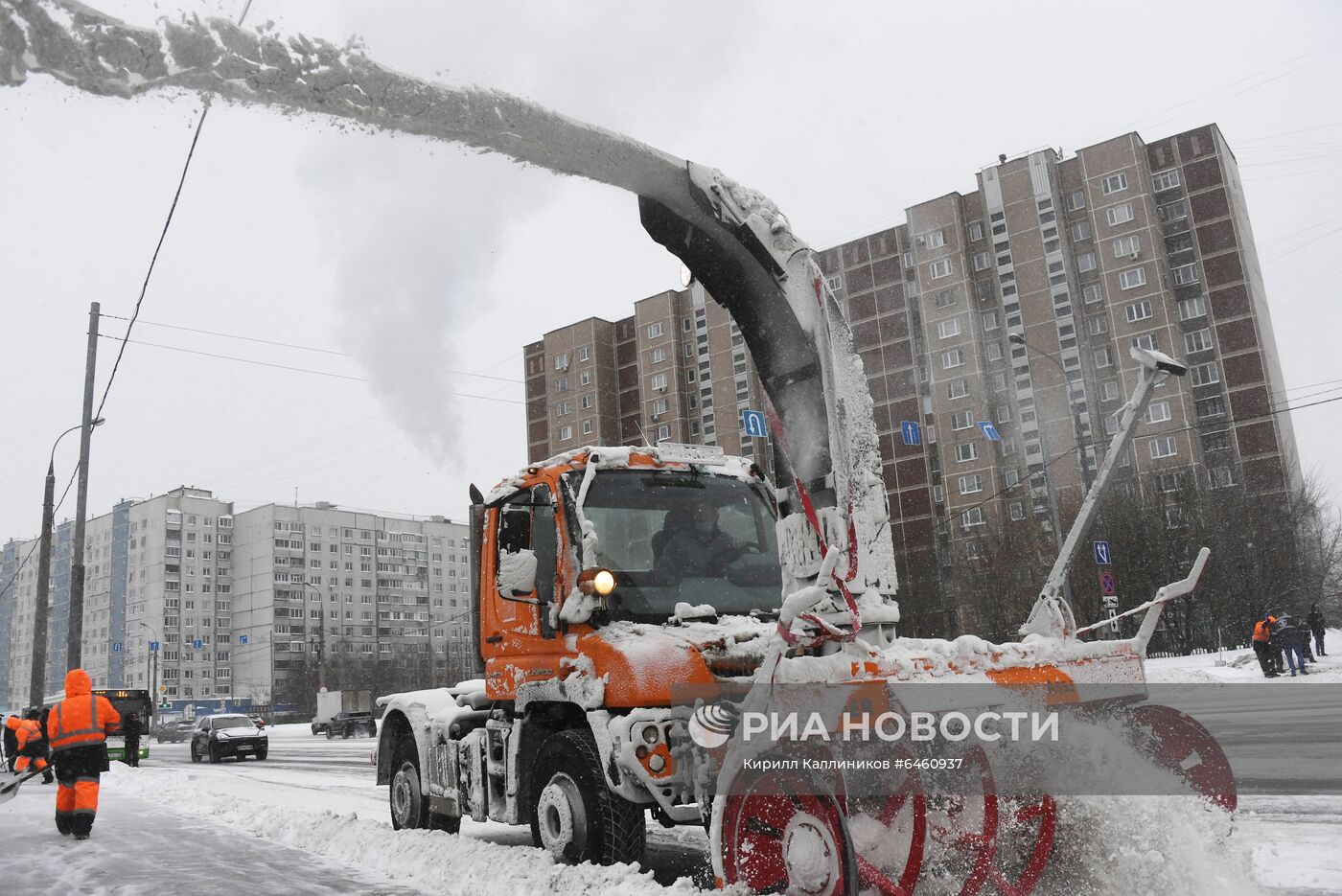 Снегопад в Москве