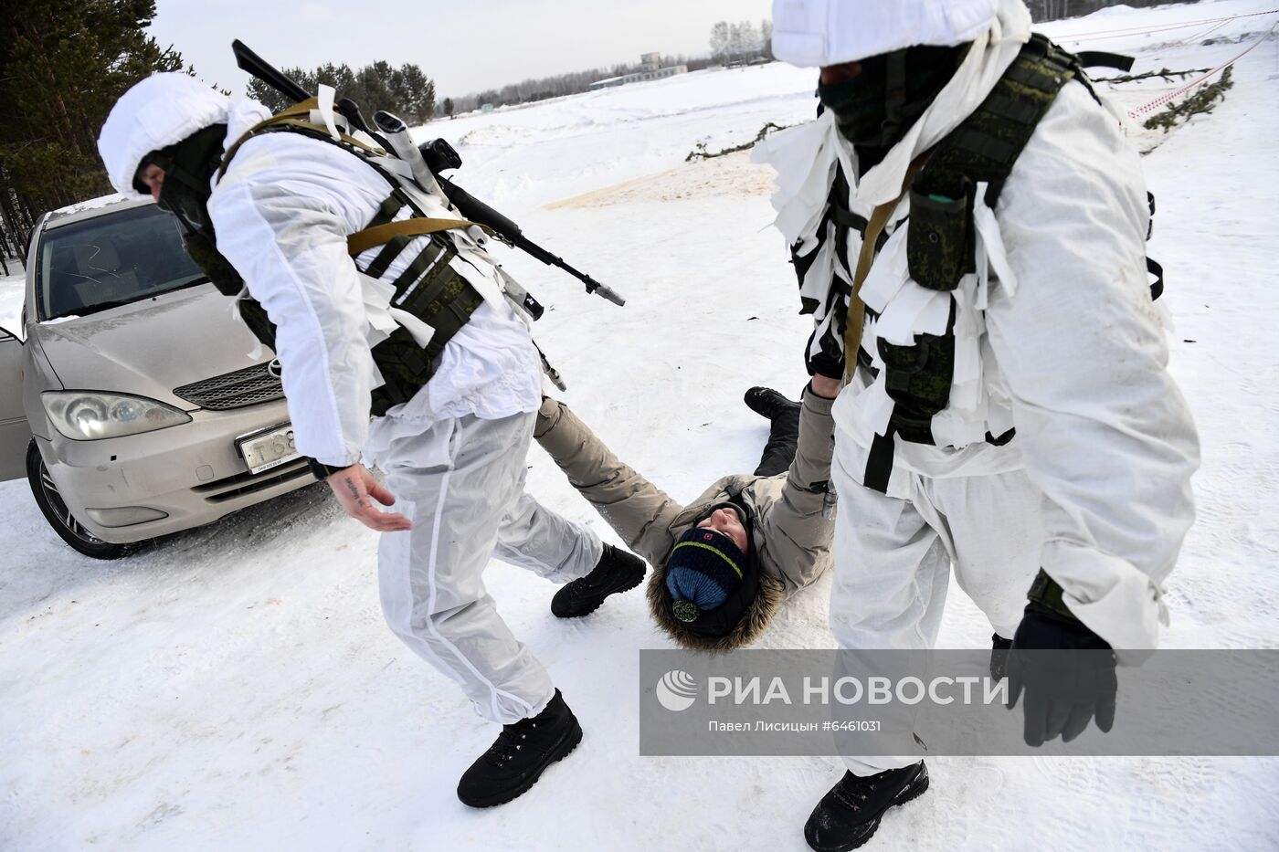 Учение военной полиции под Екатеринбургом