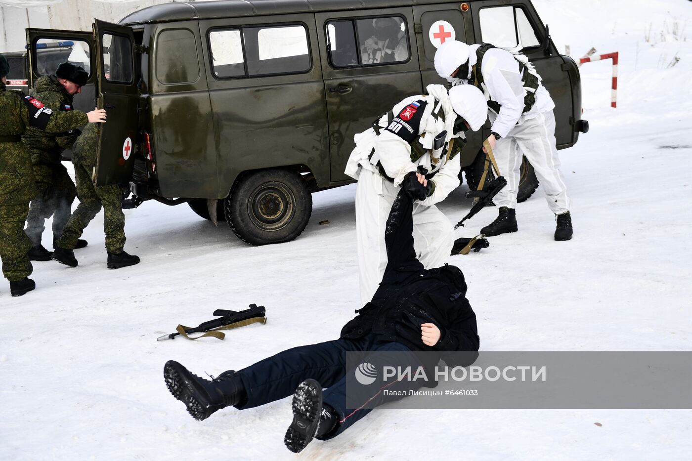 Учение военной полиции под Екатеринбургом
