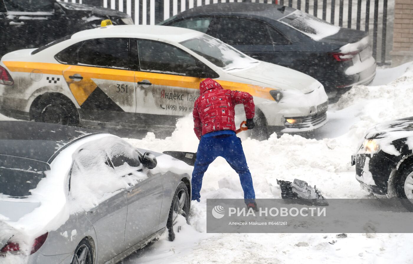 Снегопад в Москве