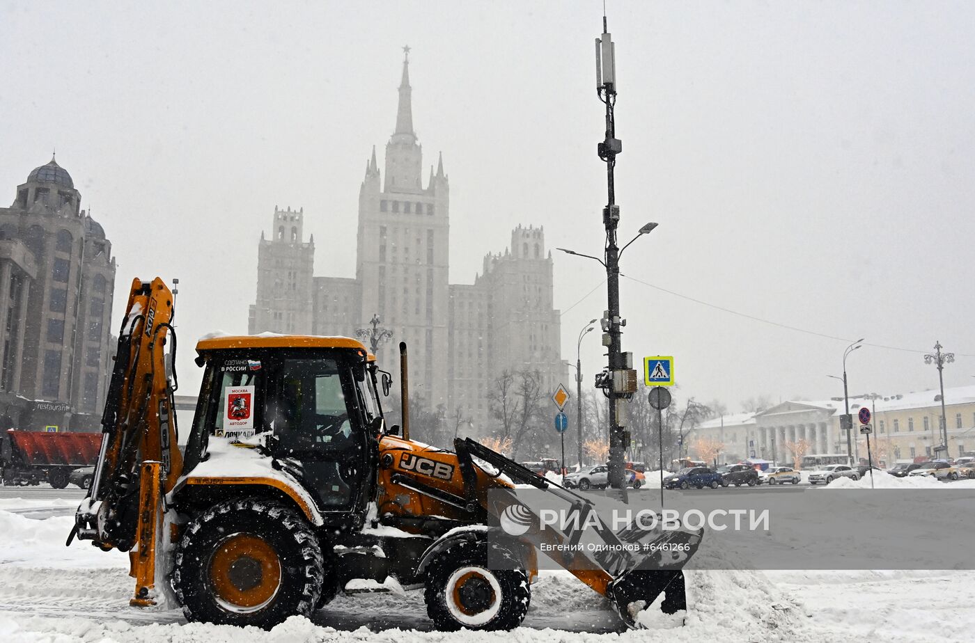 Снегопад в Москве