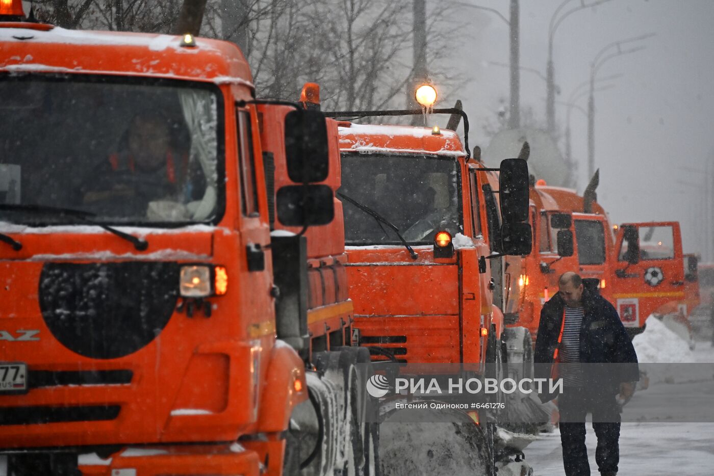 Снегопад в Москве