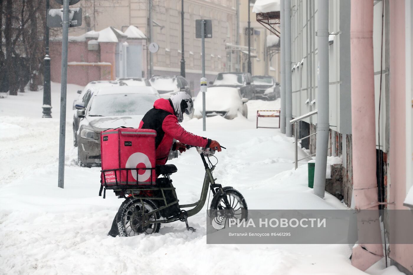 Снегопад в Москве