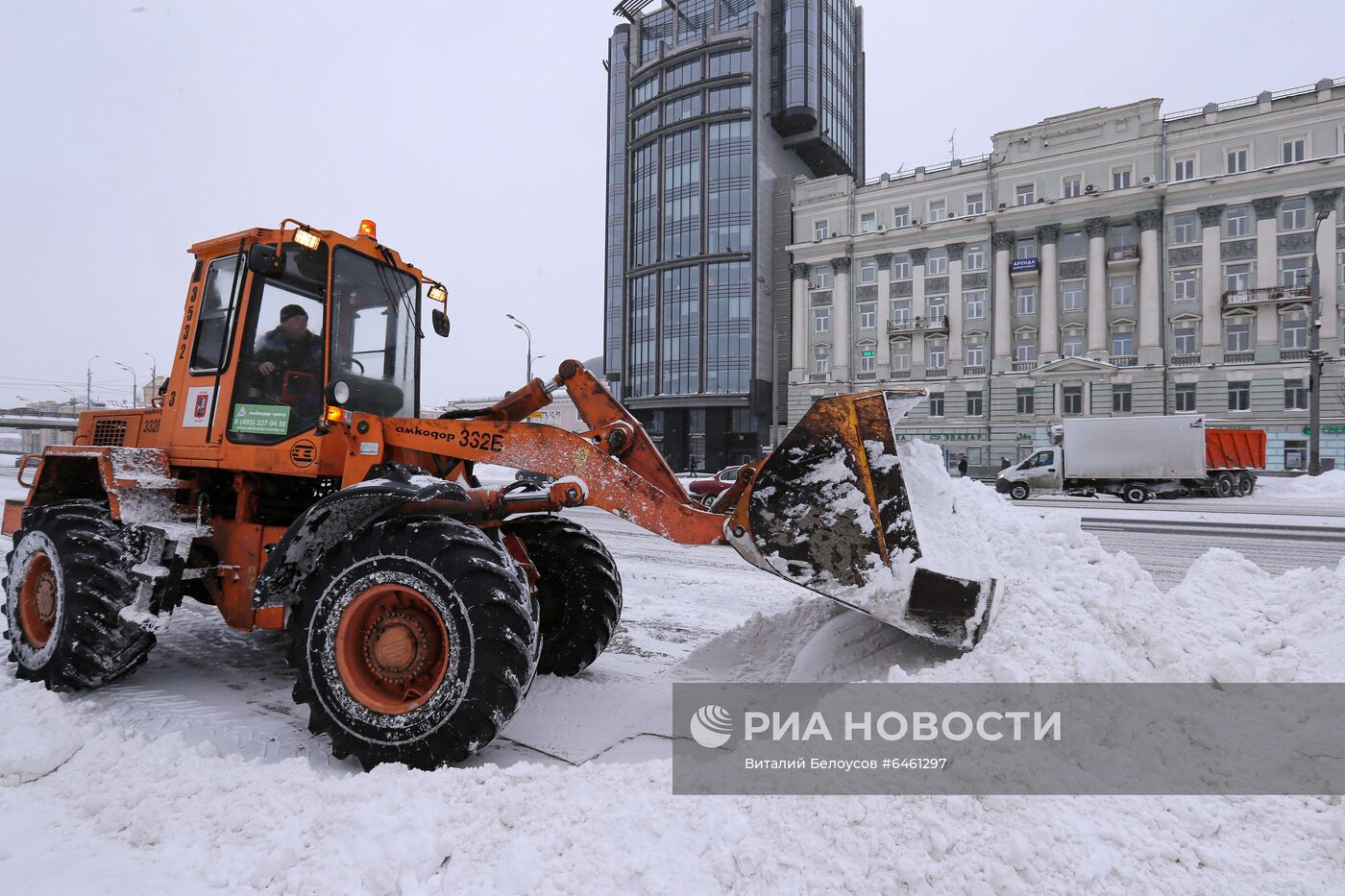 Снегопад в Москве