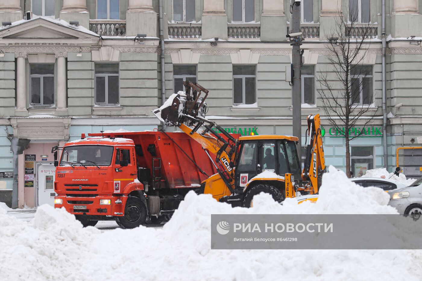 Снегопад в Москве