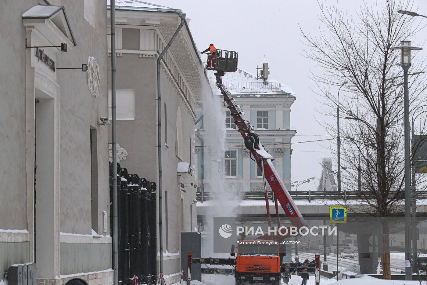 Снегопад в Москве