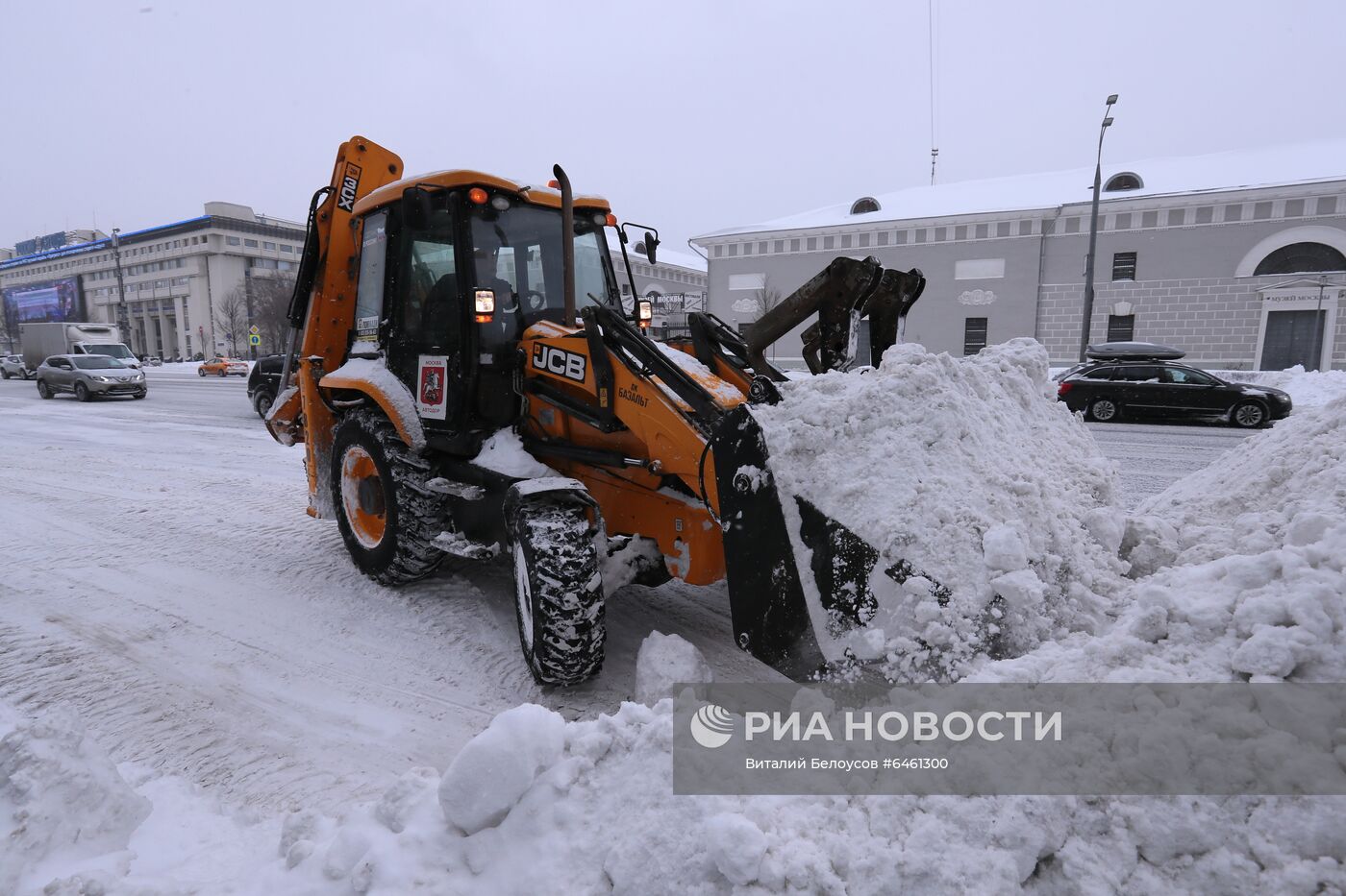 Снегопад в Москве